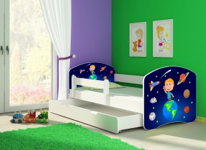 KREVET ZA DECU WHITE SA FIOKOM 140X70 ACMA 2 22
