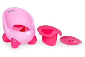 Noša za decu sa uklonivim umetkom i neklizajućim nogicama, roze, ECOTOYS - Img 8