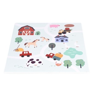 Velika podloga za igru EVA FOAM Farma 01 90.5x90.5 cm 21 deo ECOTOYS - Img 3