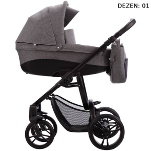 BEBETTO HOLLAND NEW KOLICA ZA BEBE SET 2U1 CRNI RAM