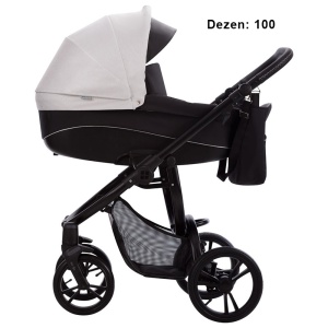BEBETTO HOLLAND NEW KOLICA ZA BEBE SET 3U1 CRNI RAM 100 - Img 1
