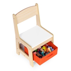 Dečiji set sto i 2 stolice sa tablom za pisanje Wood ECOTOYS - Img 6