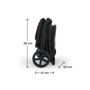 Kinderkraft kolica NUBI 3 DARK RUBY - Img 6