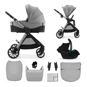 KINDERKRAFT KOLICA ZA BEBE SET 3U1 VESTO 2 GREY