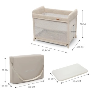 KINDERKRAFT PRENOSIVI KREVETAC MOON DREAM BEIGE - Img 5
