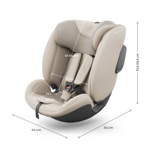 KINDERKRAFT SET AUTO SEDIŠTA I-LITE I-FIX ENDURA SAFE SA ISOFIX BAZOM BEIGE - Img 12