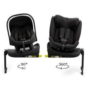 KINDERKRAFT SET AUTO SEDIŠTA I-LITE I-FIX ENDURA SAFE SA ISOFIX BAZOM BLACK - Img 2