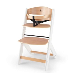 KINDERKRAFT STOLICA ZA HRANJENJE 2U1 ENOCK NATUR+WHITE - Img 2