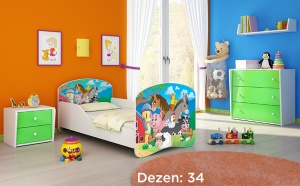 KREVET ZA DECU 180X80 CM ACMA 1 - Img 7