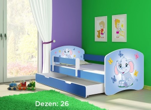 Krevet za decu Blue sa fiokom 160x80 acma 2 26