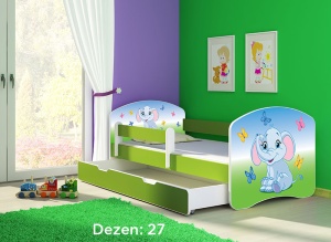 Krevet za decu Green sa fiokom 160x80 acma 2 27