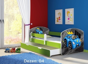 Krevet za decu Green sa fiokom 180x80 acma 2 04