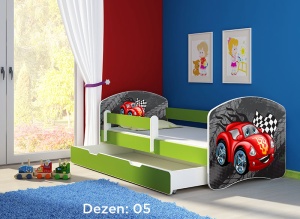 Krevet za decu Green sa fiokom 180x80 acma 2 05