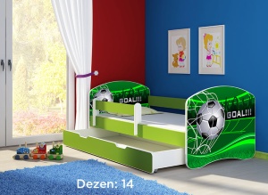 Krevet za decu Green sa fiokom 180x80 acma 2 14