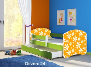Krevet za decu Green sa fiokom 180x80 acma 2 24