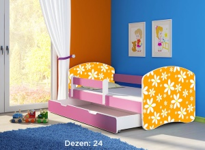 Krevet za decu Pink sa fiokom 180x80 acma 2 24
