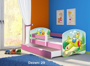 Krevet za decu Pink sa fiokom 180x80 acma 2 29