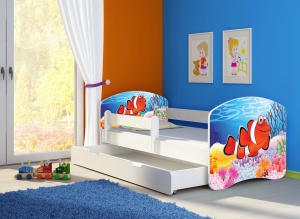 KREVET ZA DECU WHITE SA FIOKOM 160X80 ACMA 2 28