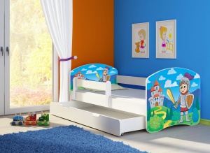 KREVET ZA DECU WHITE SA FIOKOM 180X80 ACMA 2 32