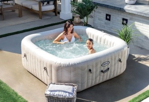 Kvadratni SPA bazen sa hidromasažom za 4 osobe, 175x71 cm - INTEX 28446
