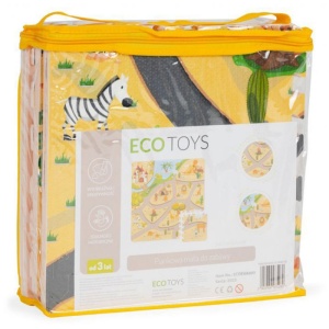 PODLOGA ZA IGRU ZA DECU SAFARI PUZZLE 9 ELEMENATA 93X93CM - Img 4