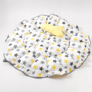 SOFT BABY PODLOGA ZA IGRU GREY-YELLOW - Img 8