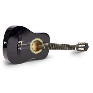 VELIKA DRVENA GITARA ZA DECU CRNA - Img 5