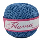 Fir de tricotat sau crosetat - Fire Bumbac 100% FLAVIA ROMANOFIR BOBINA ALBASTRU 1232