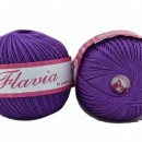 Fir de tricotat sau crosetat - Fire Bumbac 100% FLAVIA ROMANOFIR BOBINA MOV 1226