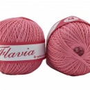 Fir de tricotat sau crosetat - Fire Bumbac 100% FLAVIA ROMANOFIR BOBINA ROZ 1210