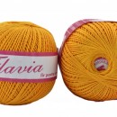 Fir de tricotat sau crosetat - Fire Bumbac 100% FLAVIA ROMANOFIR BOBINA GALBEN 1313