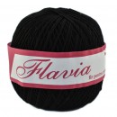 Fir de tricotat sau crosetat - Fire Bumbac 100% FLAVIA ROMANOFIR BOBINA NEGRU 1201