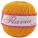 Fir de tricotat sau crosetat - Fire Bumbac 100% FLAVIA ROMANOFIR BOBINA GALBEN 1313