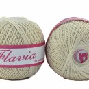 Fir de tricotat sau crosetat - Fire Bumbac 100% FLAVIA ROMANOFIR BOBINA CREAM 1203