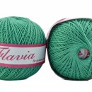 Fir de tricotat sau crosetat - Fire Bumbac 100% FLAVIA ROMANOFIR BOBINA VERDE 1249