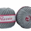 Fir de tricotat sau crosetat - Fire Bumbac 100% FLAVIA ROMANOFIR BOBINA GRI 1281