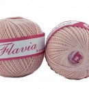 Fir de tricotat sau crosetat - Fire Bumbac 100% FLAVIA ROMANOFIR BOBINA ROZ 1206