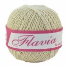 Fir de tricotat sau crosetat - Fire Bumbac 100% FLAVIA ROMANOFIR BOBINA CREAM 1203
