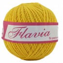 Fir de tricotat sau crosetat - Fire Bumbac 100% FLAVIA ROMANOFIR BOBINA GALBEN 1310