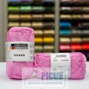 Fir de tricotat sau crosetat - Fir BUMBAC 100% MERCERIZAT CATANIA ROZ 222