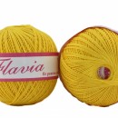 Fir de tricotat sau crosetat - Fire Bumbac 100% FLAVIA ROMANOFIR BOBINA GALBEN 1310