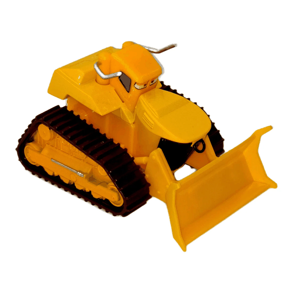 Buldozer galben cu șenile