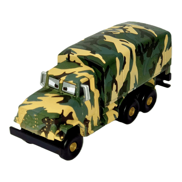 Camion cu camuflaj verde