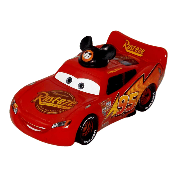 Lightning McQueen — Rust-eze roșie #95 cu pălărie