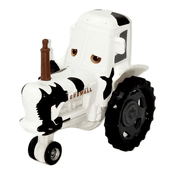 Tractor alb-negru