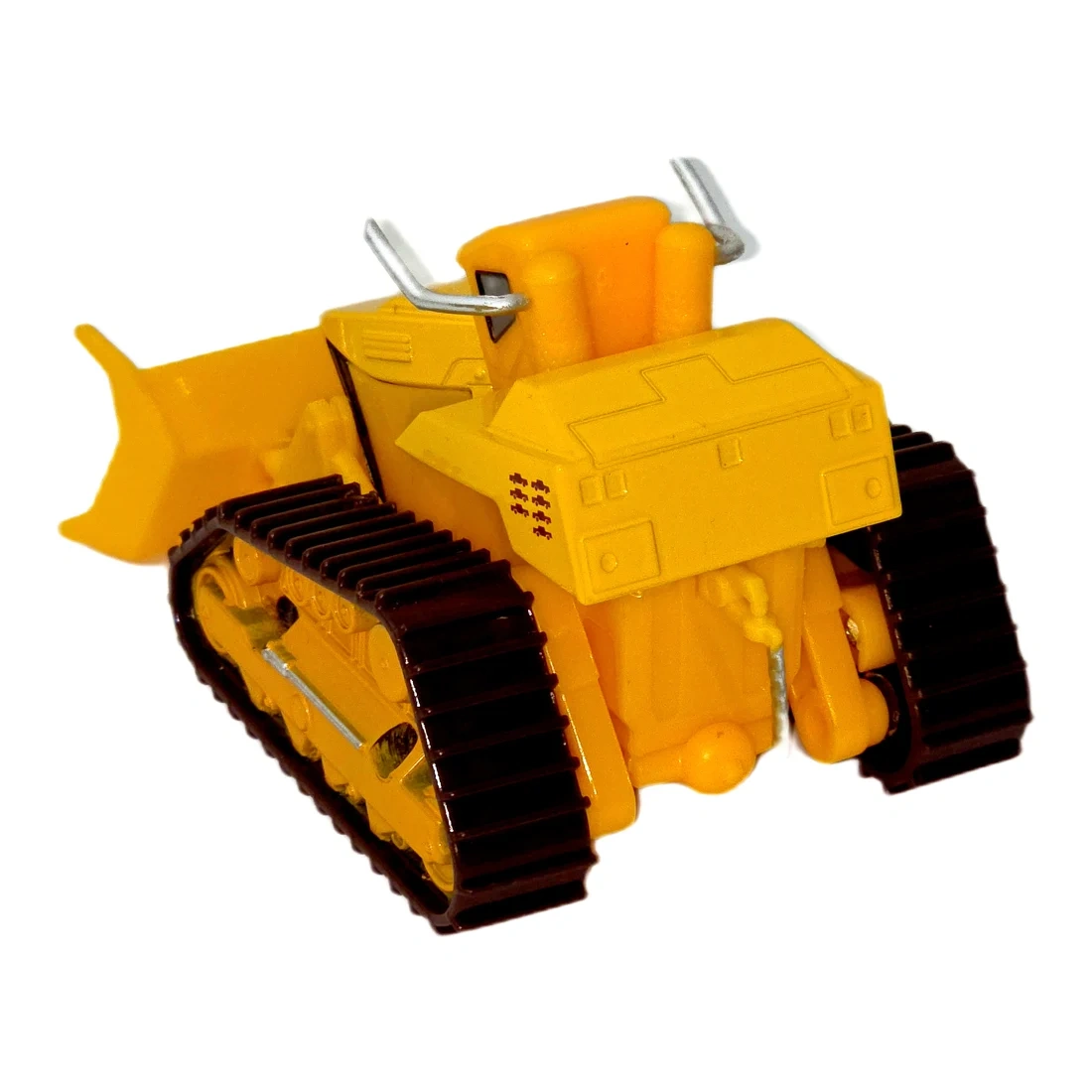 Buldozer galben cu șenile