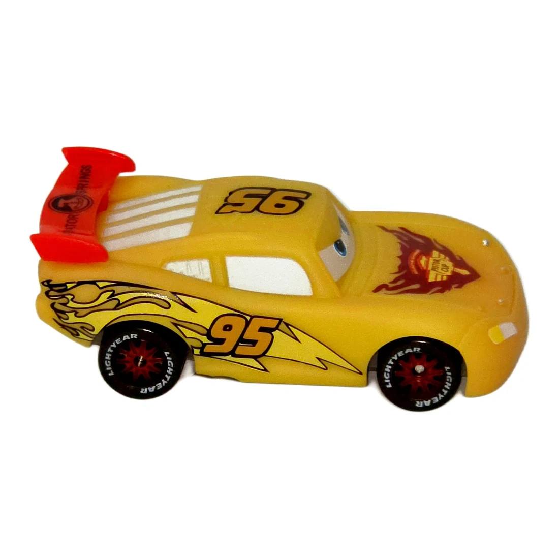 Lightning McQueen — Color Change roșu deschis / galben