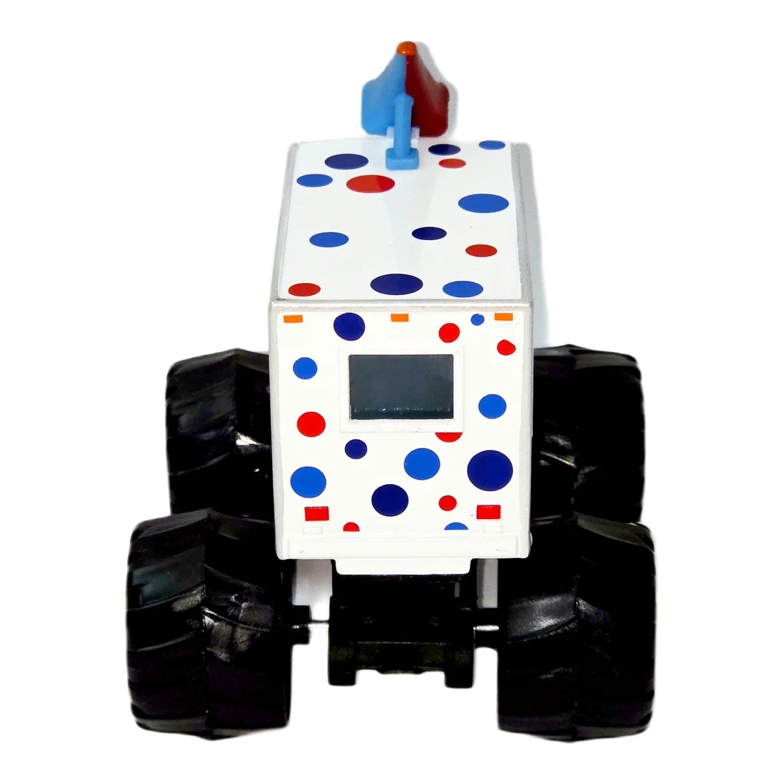 I-Screamer - Monster truck alb cu buline colorate