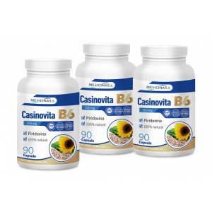 CASINOVITA B6 - Vitamina B6 (Piridoxina) - Pachet 3 luni