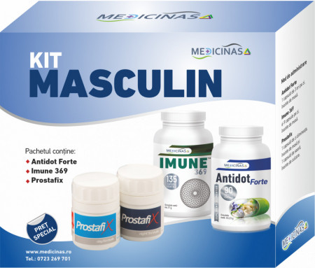 Kit Masculin - Pentru sustinerea imunitatii si refacerea celulara la barbati